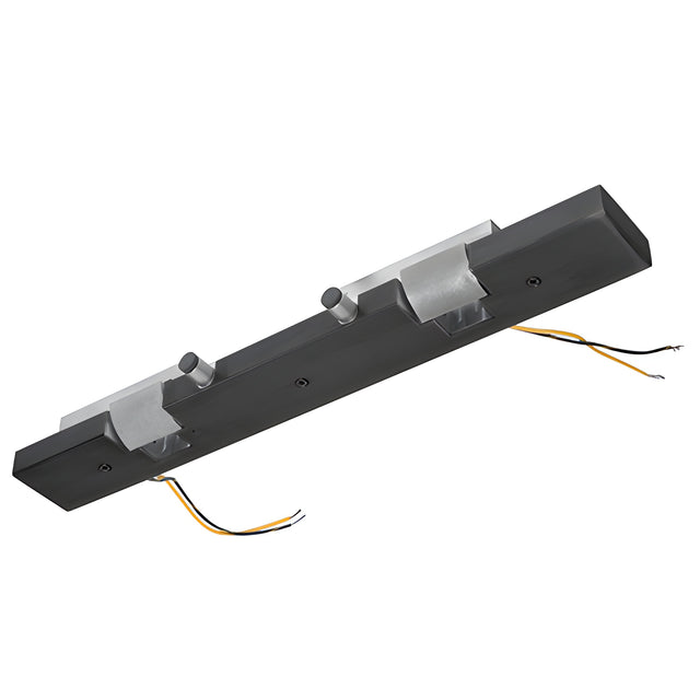 CRL Matte Blackl Electric Strike Keeper for Double Doors- Fail Secure