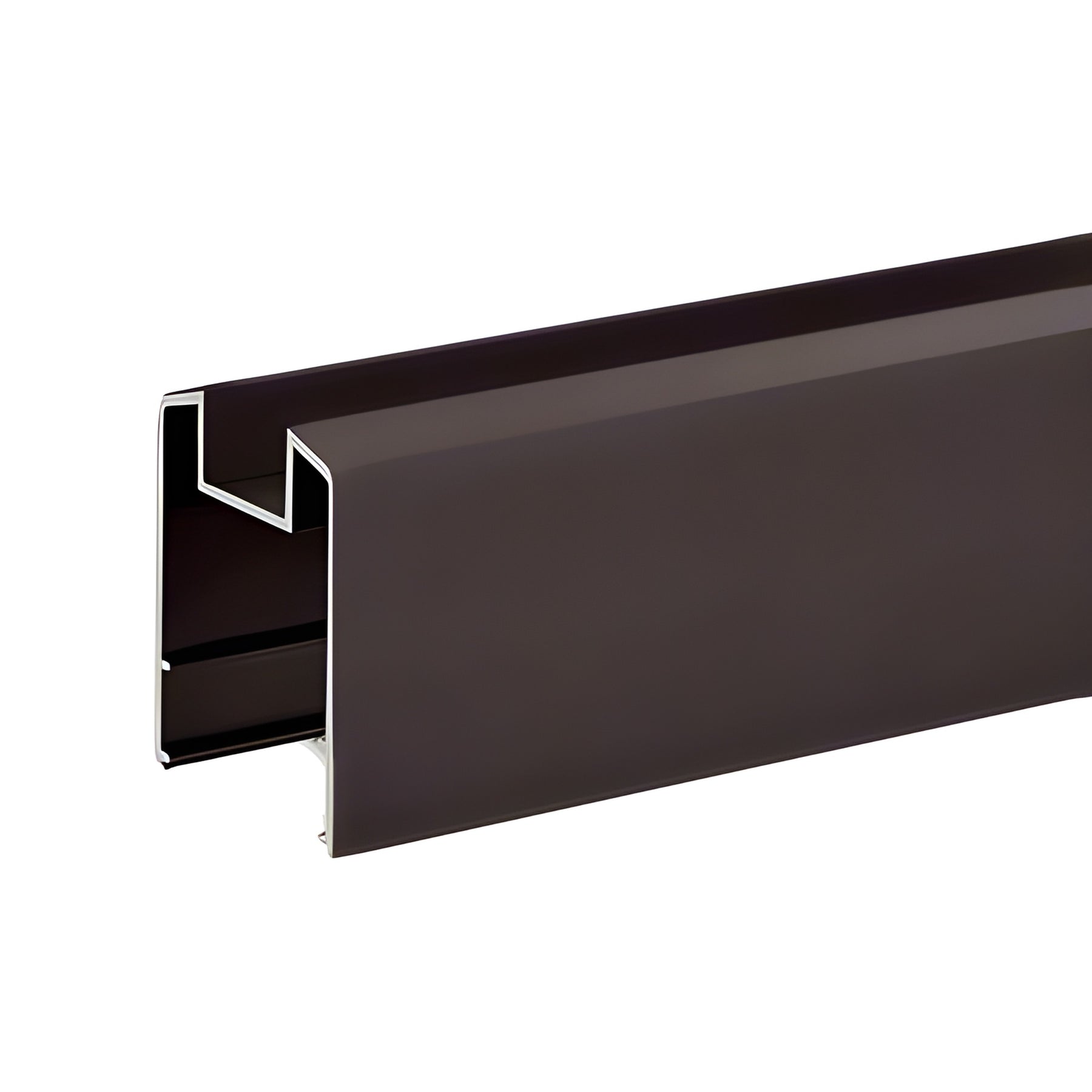 CRL Matte Bronze 200, 300, 350 and 400 Series 241" Long Horizontal Double Glass Mid-Rail