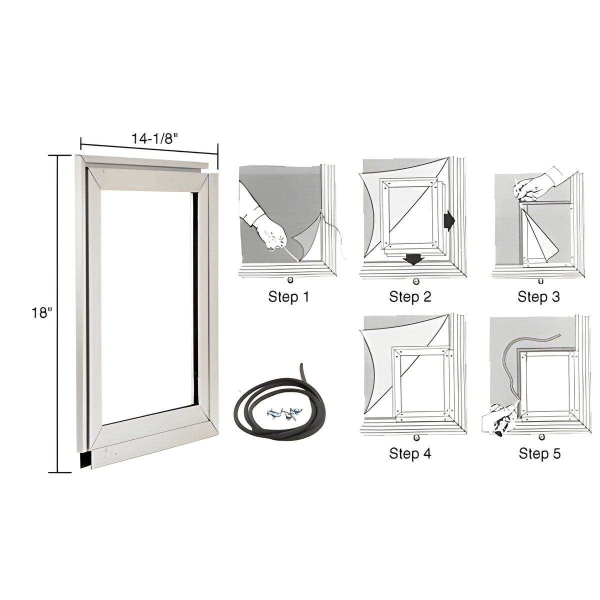 CRL Medium Pet Door Adaptor