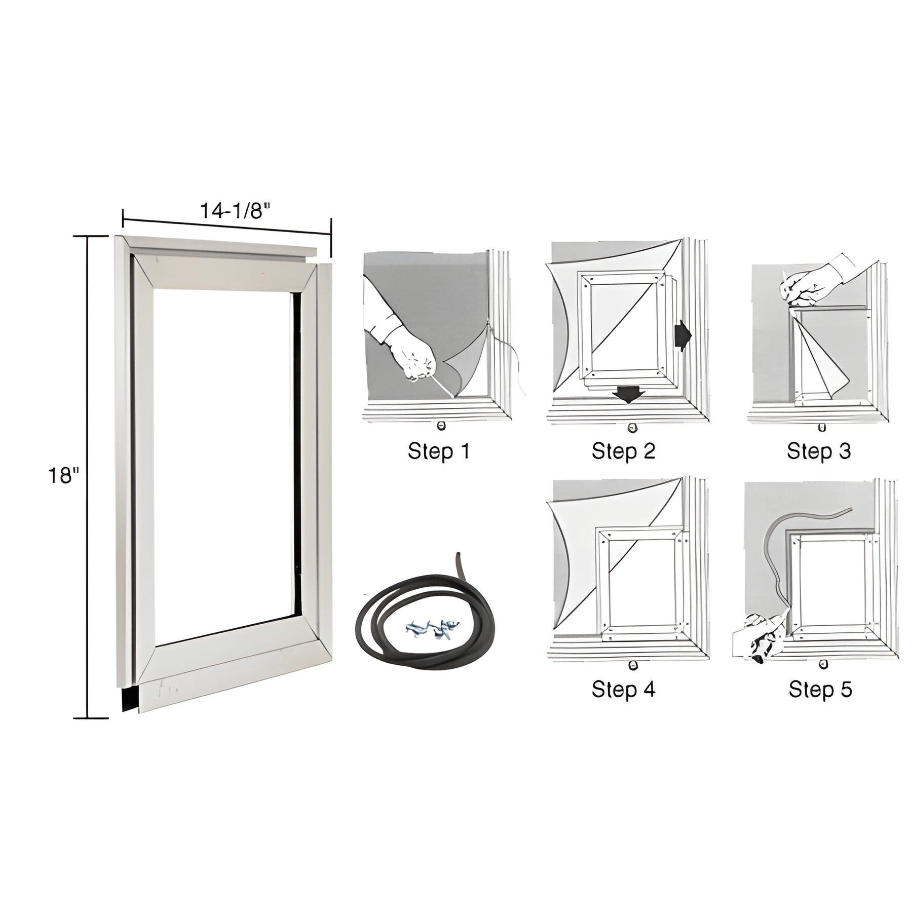 CRL Medium Pet Door Adaptor