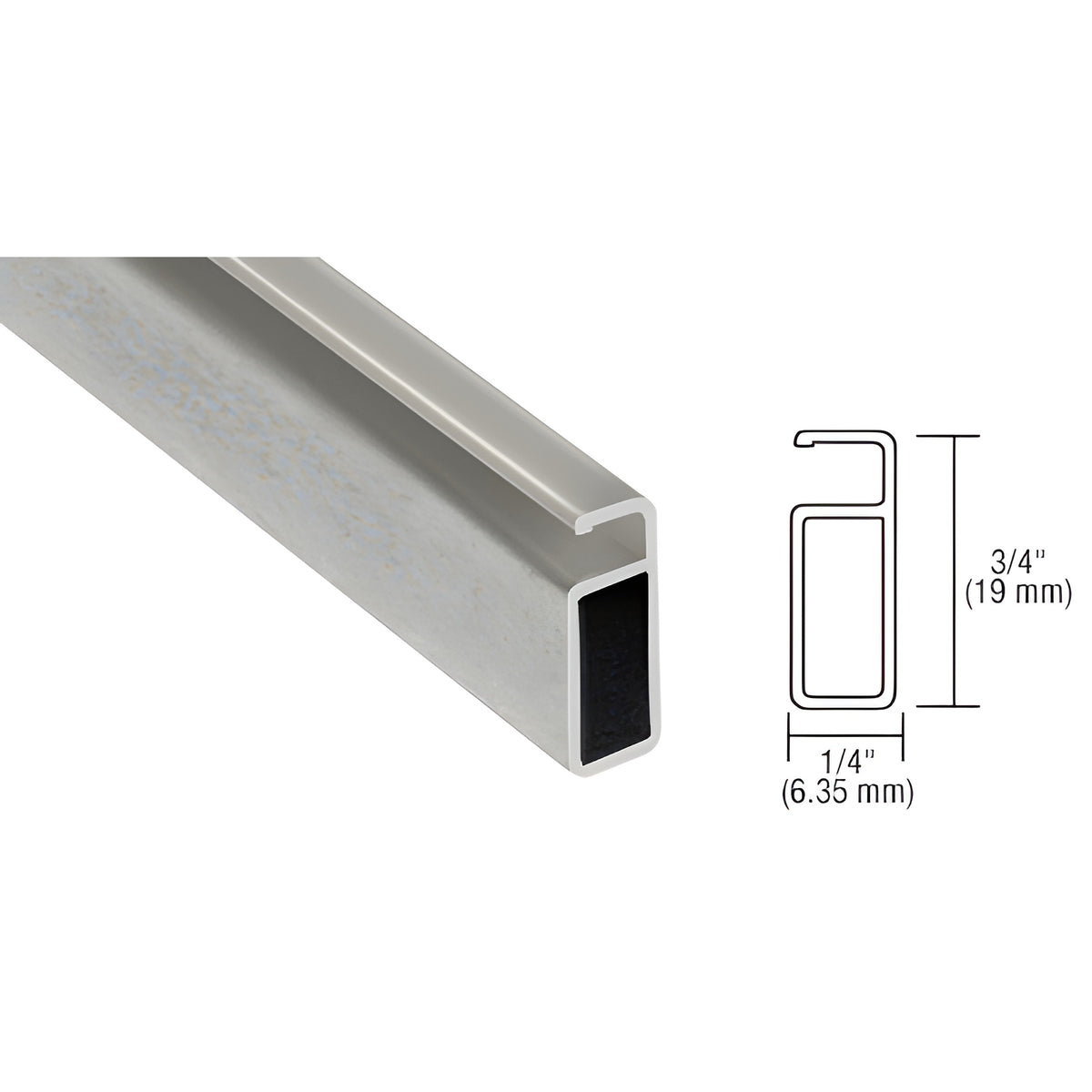 CRL Mill 3/4" x 1/4" Extruded Screen Frame