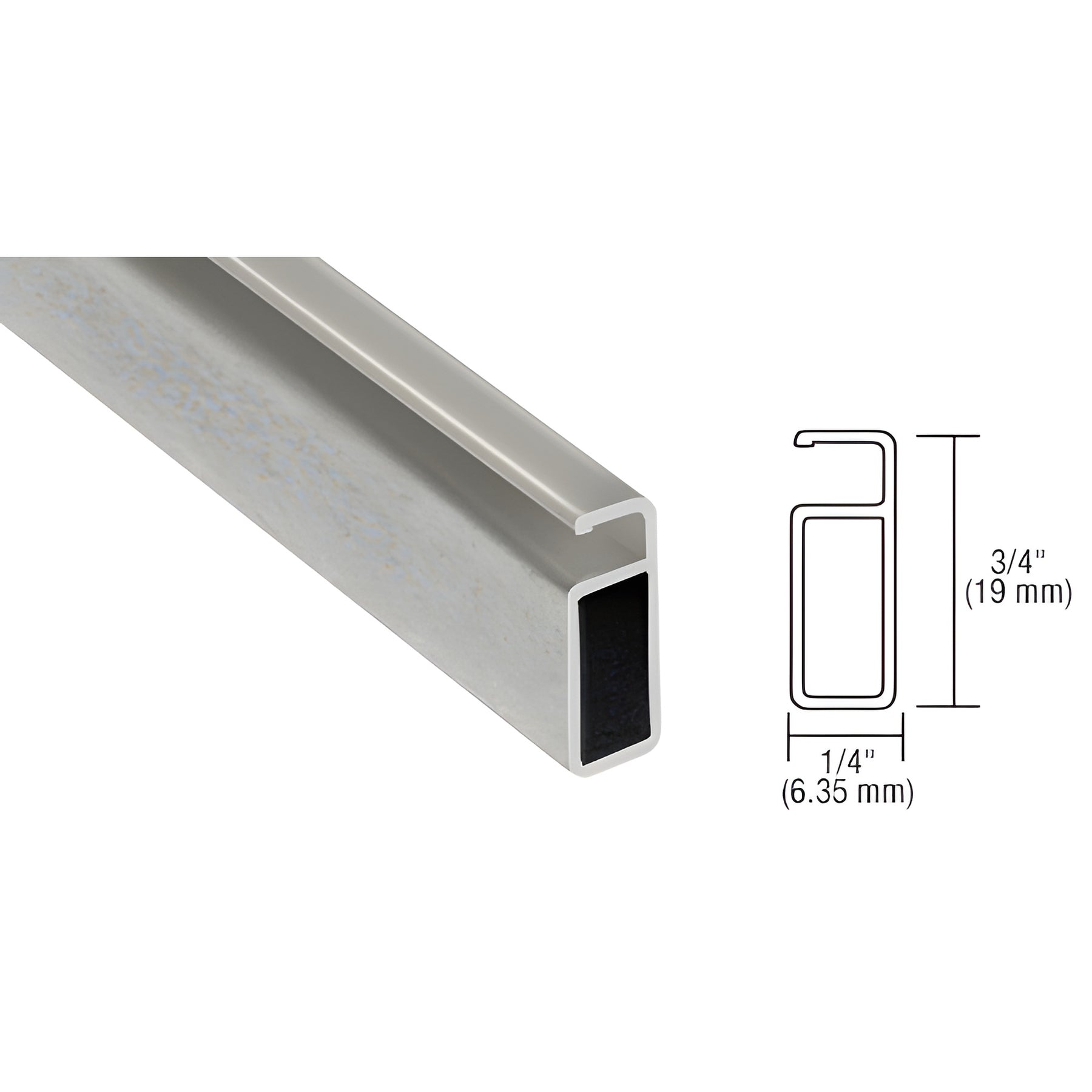 CRL Mill 3/4" x 1/4" Extruded Screen Frame
