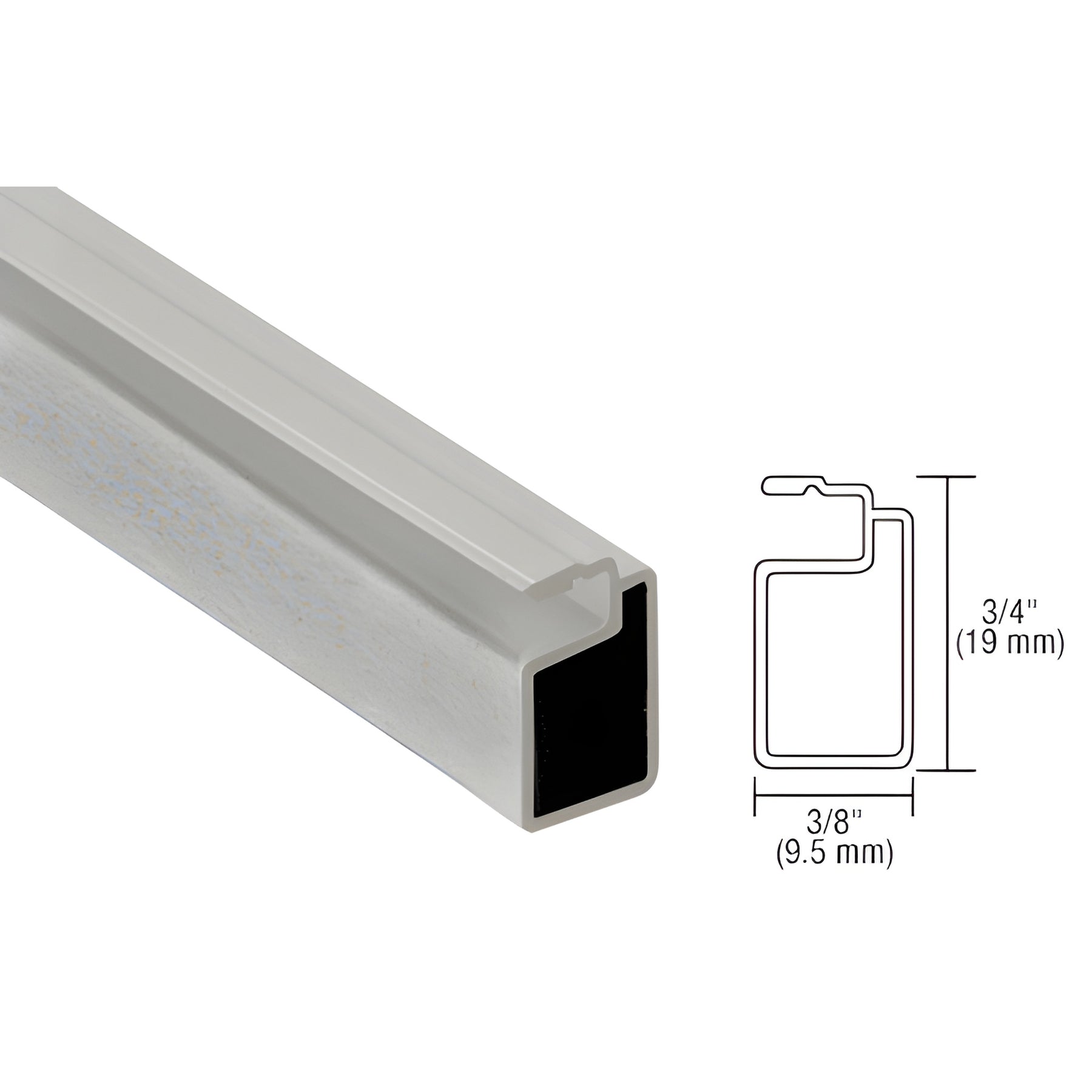 CRL Mill 3/4" x 3/8" Extruded Screen Frame