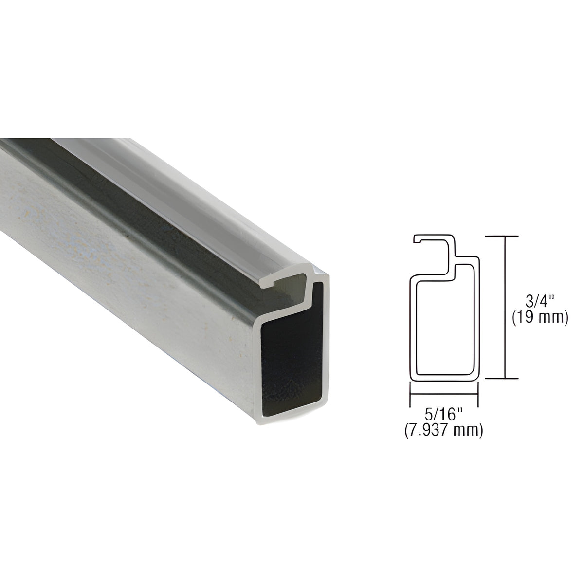 CRL Mill 3/4" x 5/16" Extruded Screen Frame