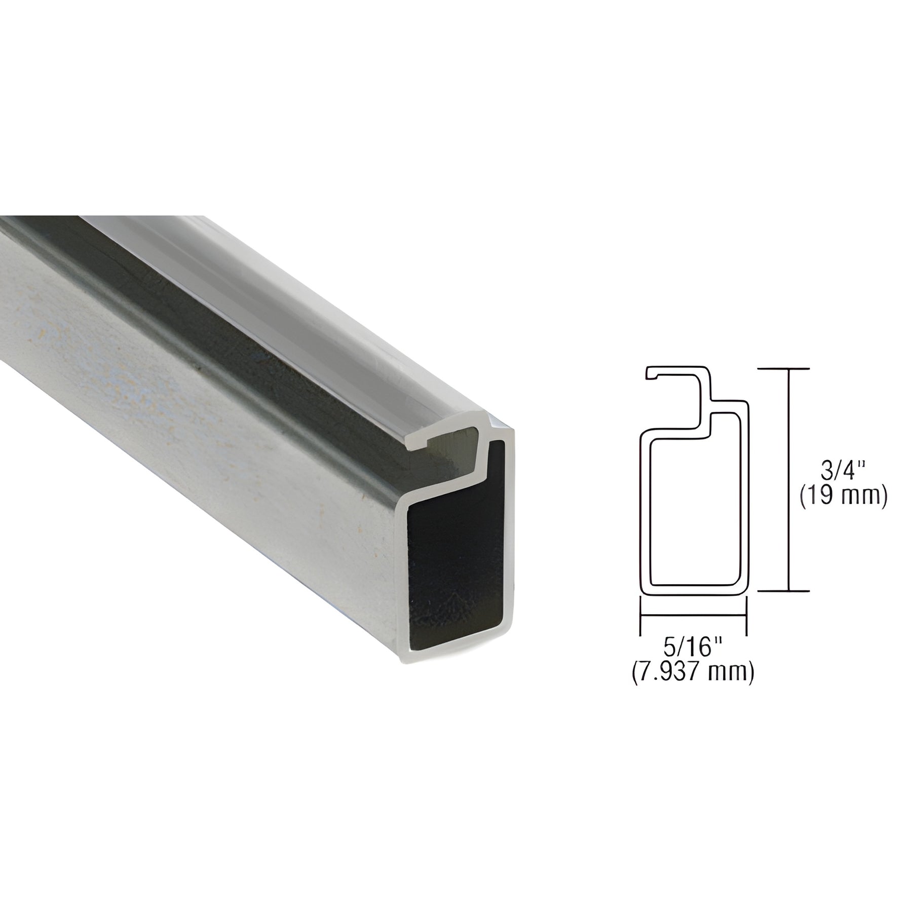 CRL Mill 3/4" x 5/16" Extruded Screen Frame