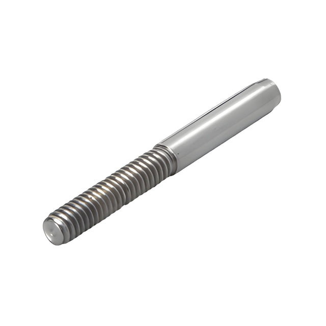 CRL Mill 316 Stainless Steel 2-1/2" Long Threaded Terminal for 1/8" Cable