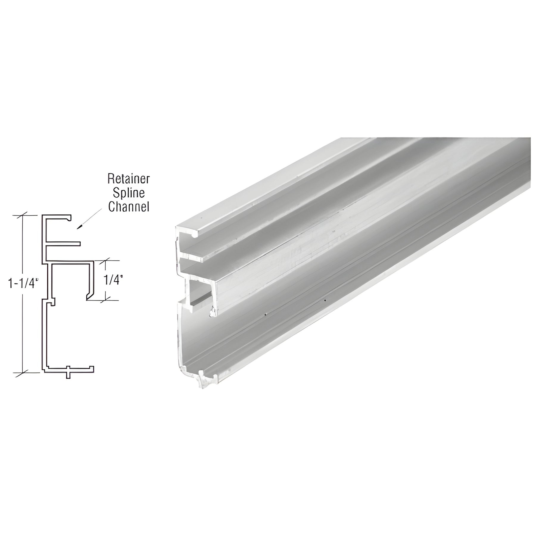 CRL Mill Triple Track Bottom Screen Frame