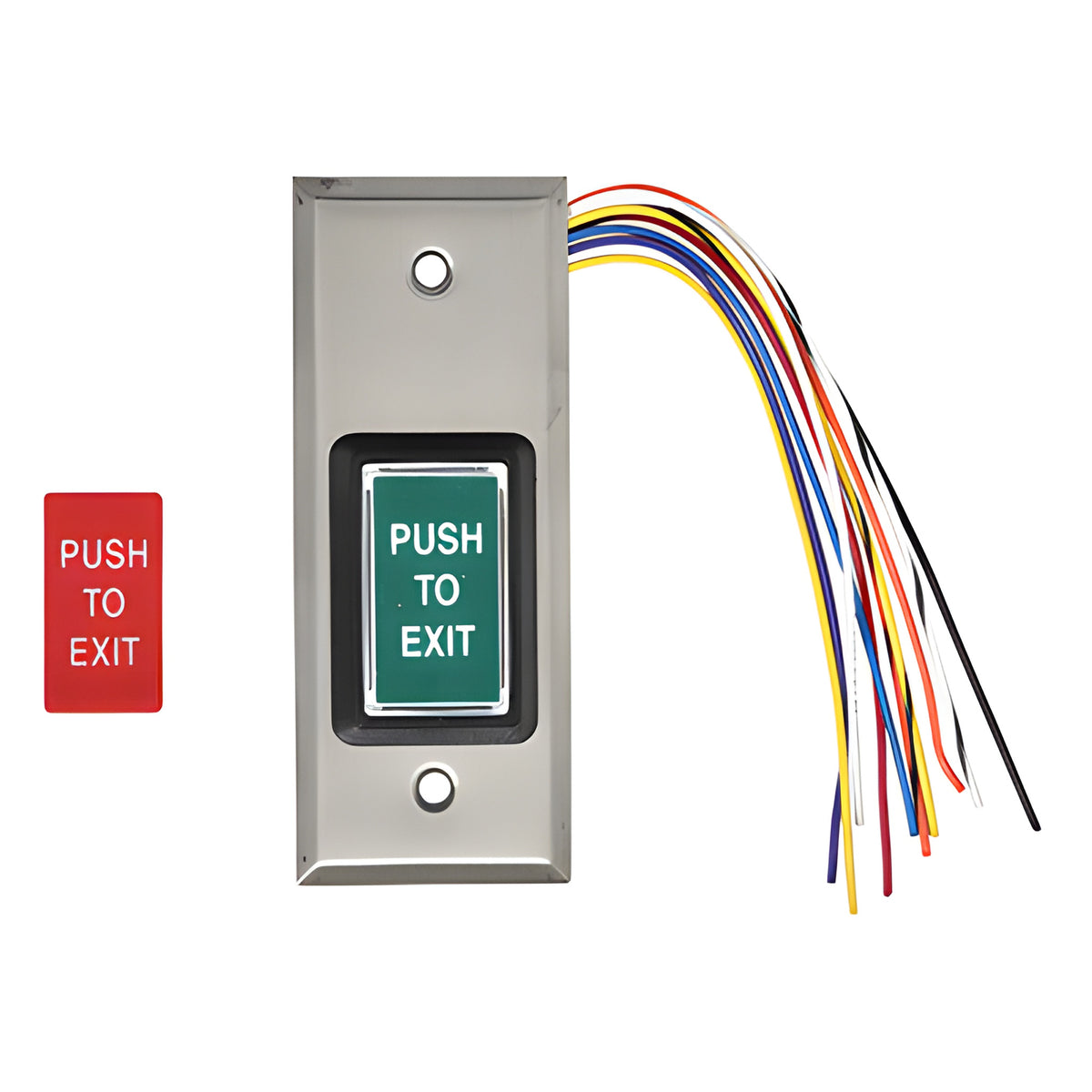 CRL Narrow Push To Exit Switch With Adjustable Release Timer