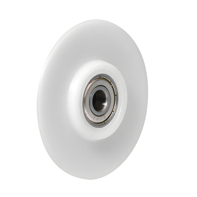 CRL Wide Fork Round Edge Nylon Replacement Wheel - 2-1/2" x 1/16"