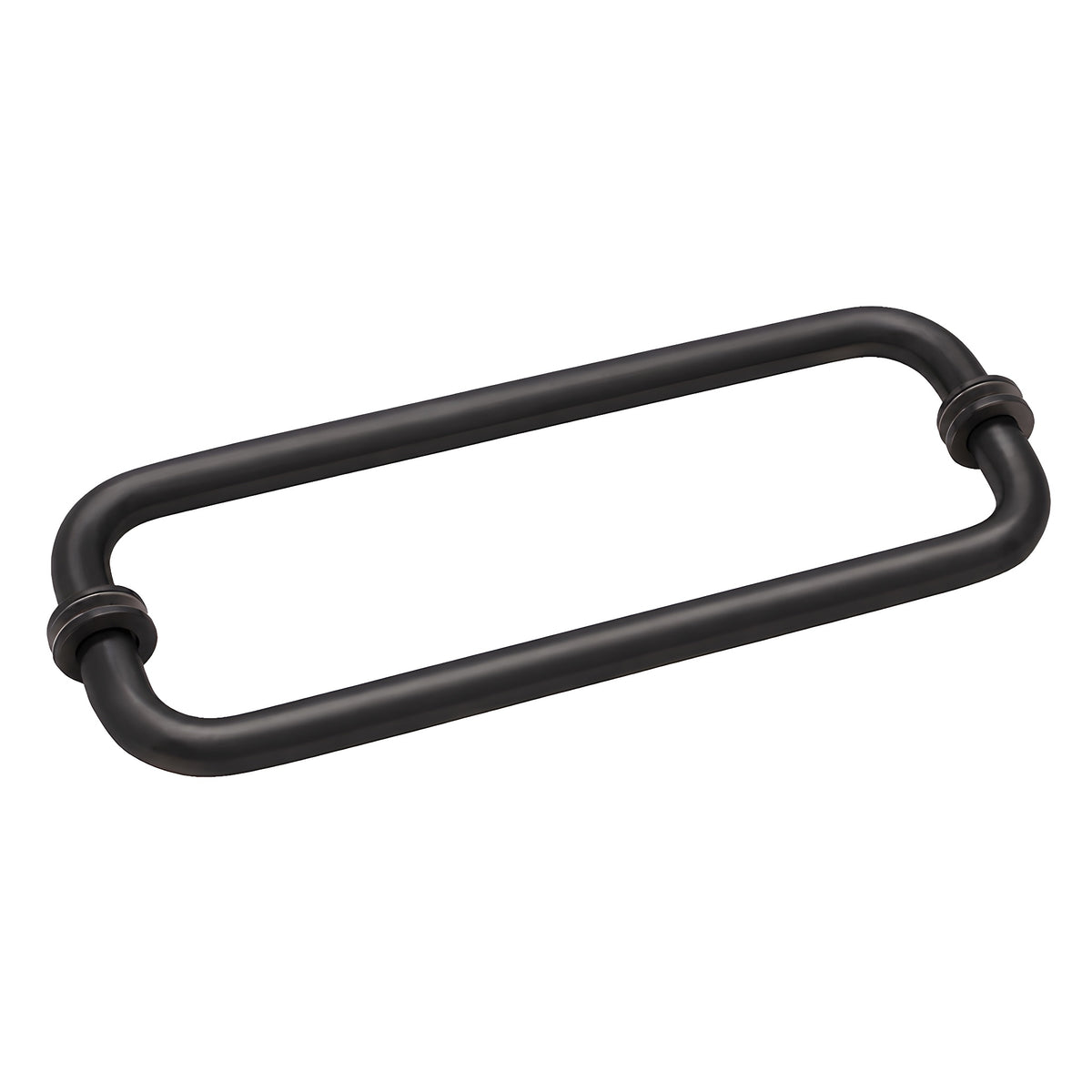 CRL Oil Rubbed Bronze 12" BM Series Back-to-Back Tubular Towel Bars With Metal Washers