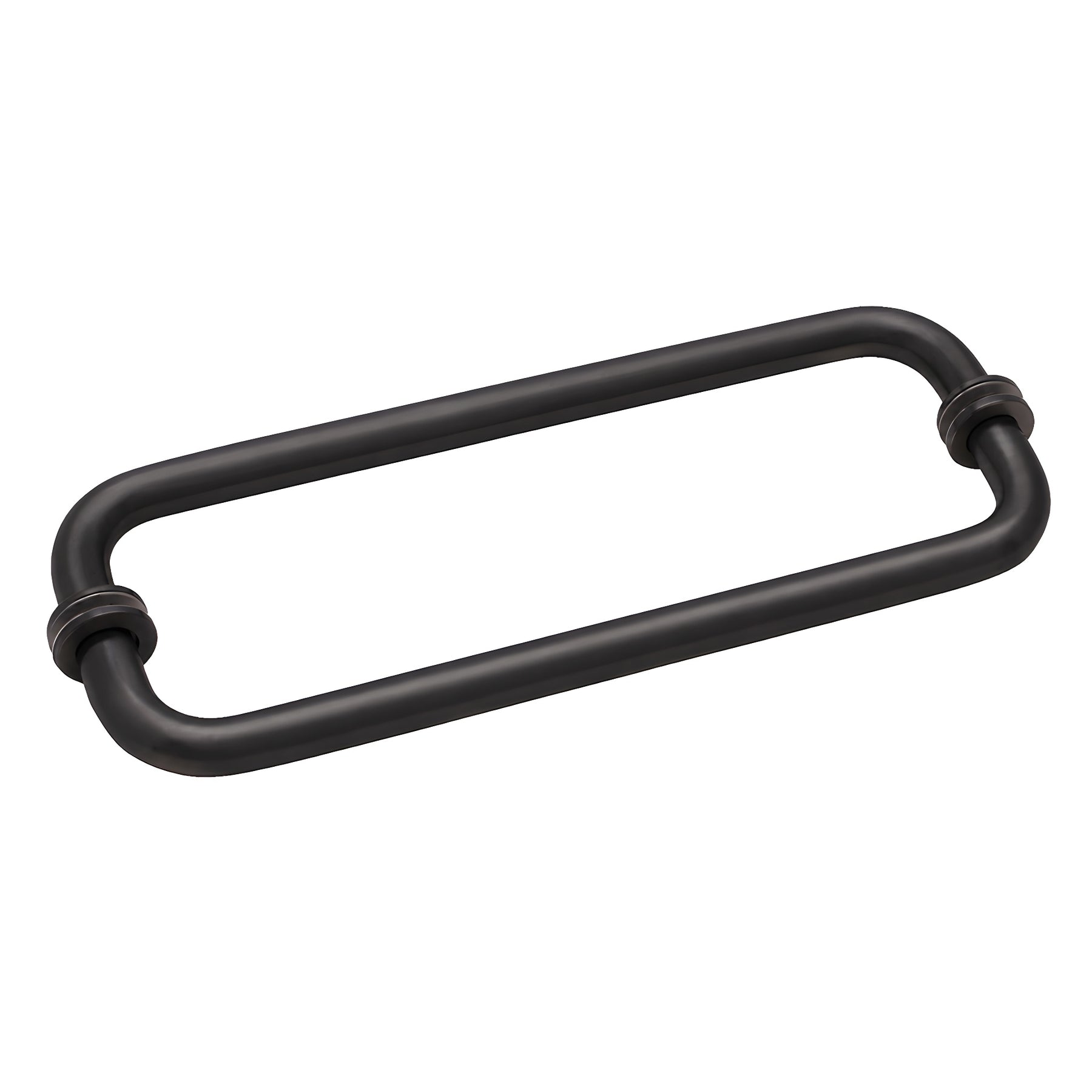 CRL Oil Rubbed Bronze 12" BM Series Back-to-Back Tubular Towel Bars With Metal Washers
