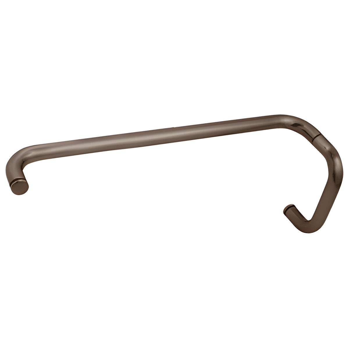 CRL Oil Rubbed Bronze 6" Pull Handle and 18" Towel Bar BM Series Combination Without Metal Washers