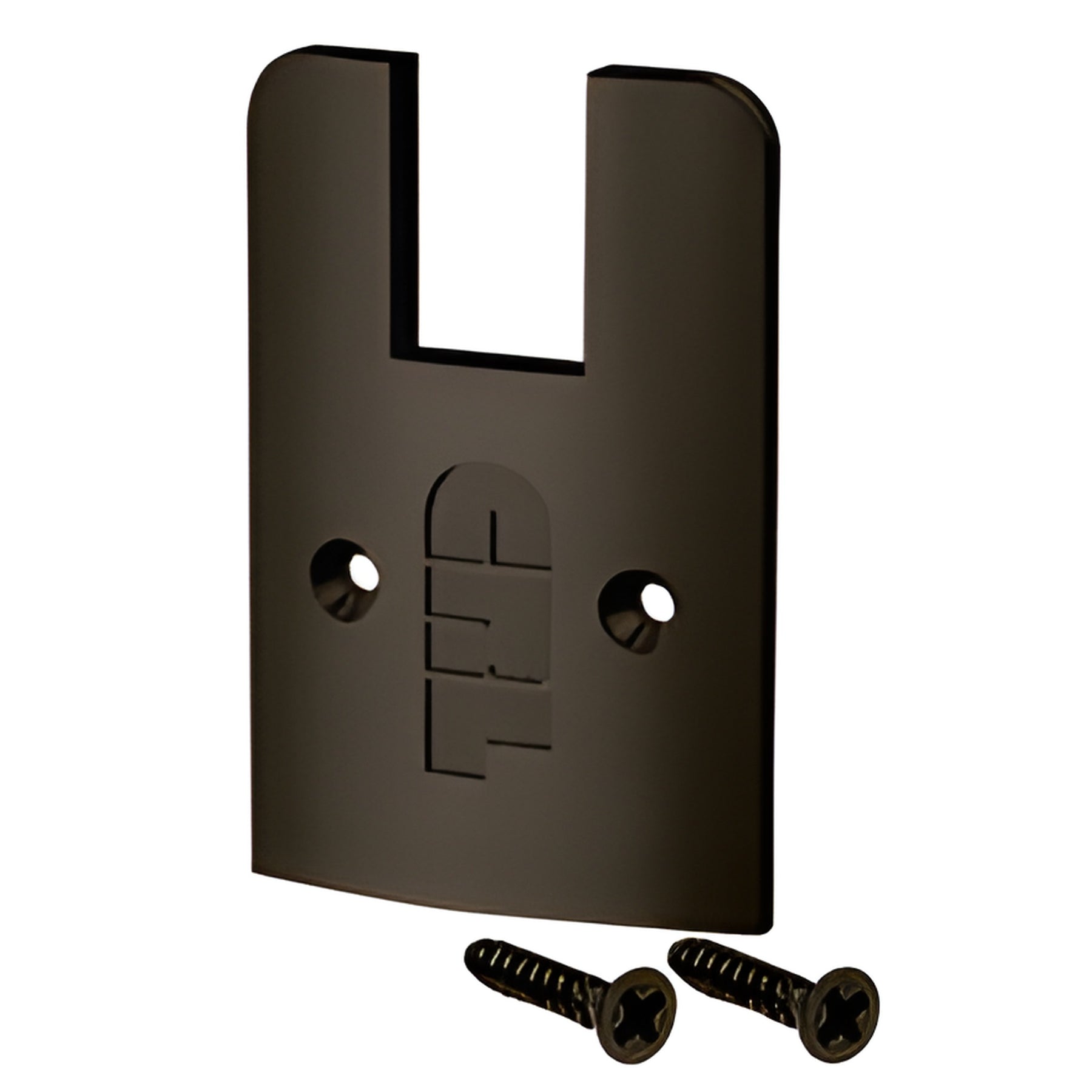 CRL Oil Rubbed Bronze Anodized Low Profile End Cap With Screws