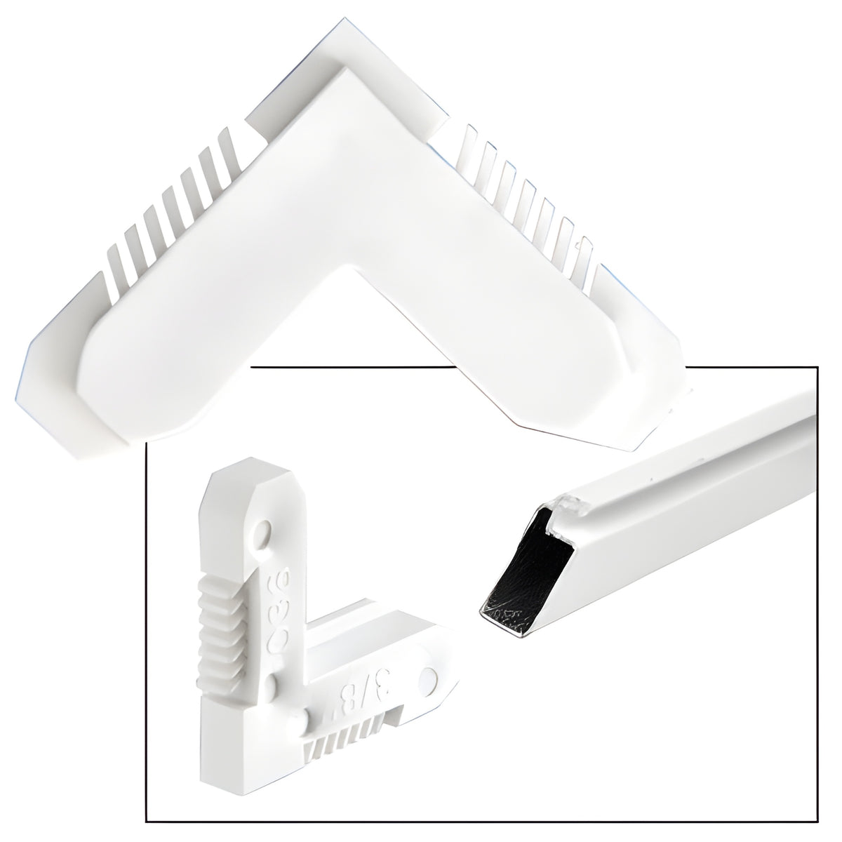 CRL Plastic Miter Corners for WSFL7 and WSFL8 Screen Frame
