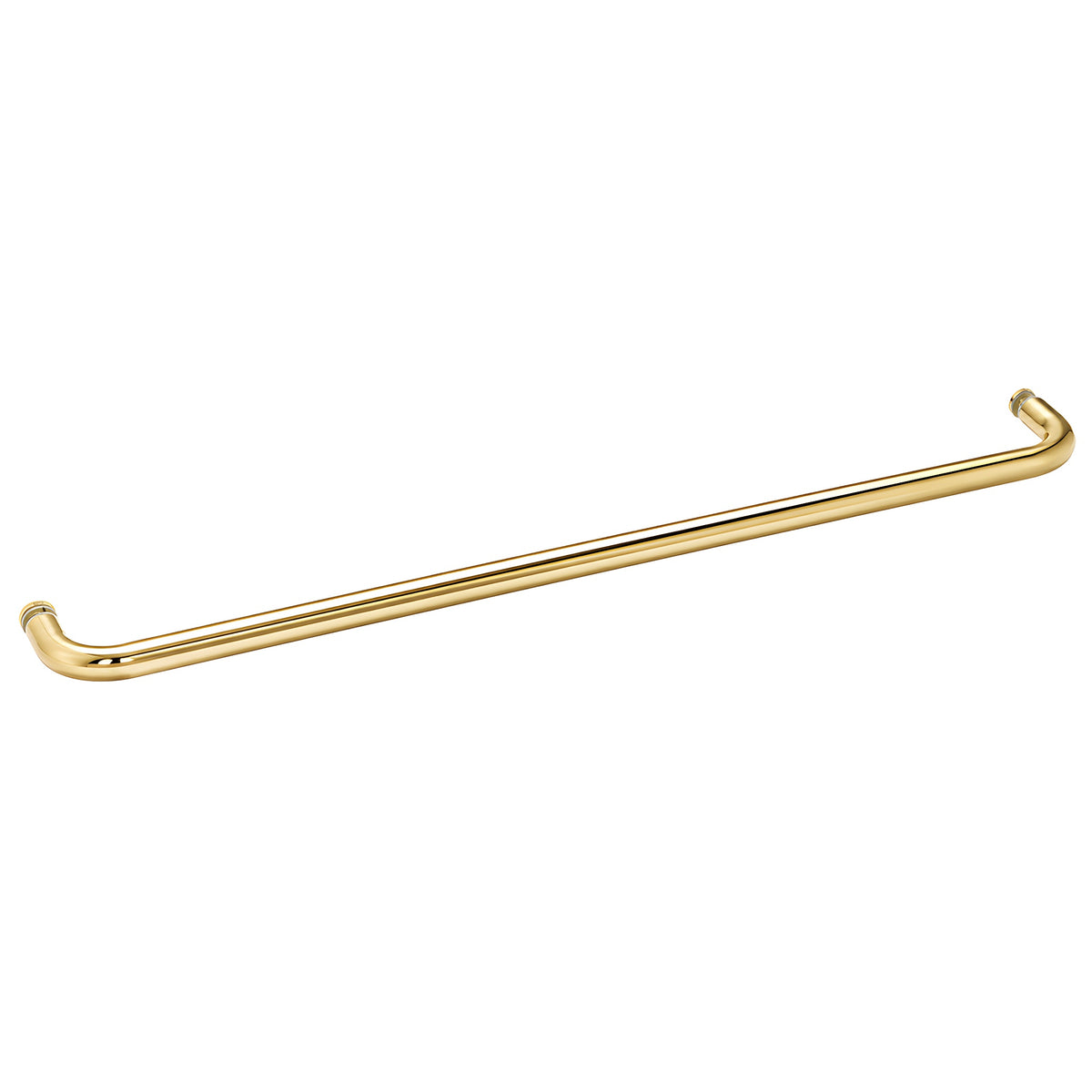 CRL Polished Brass 24" BM Series Single-Sided Towel Bar Without Metal Washers