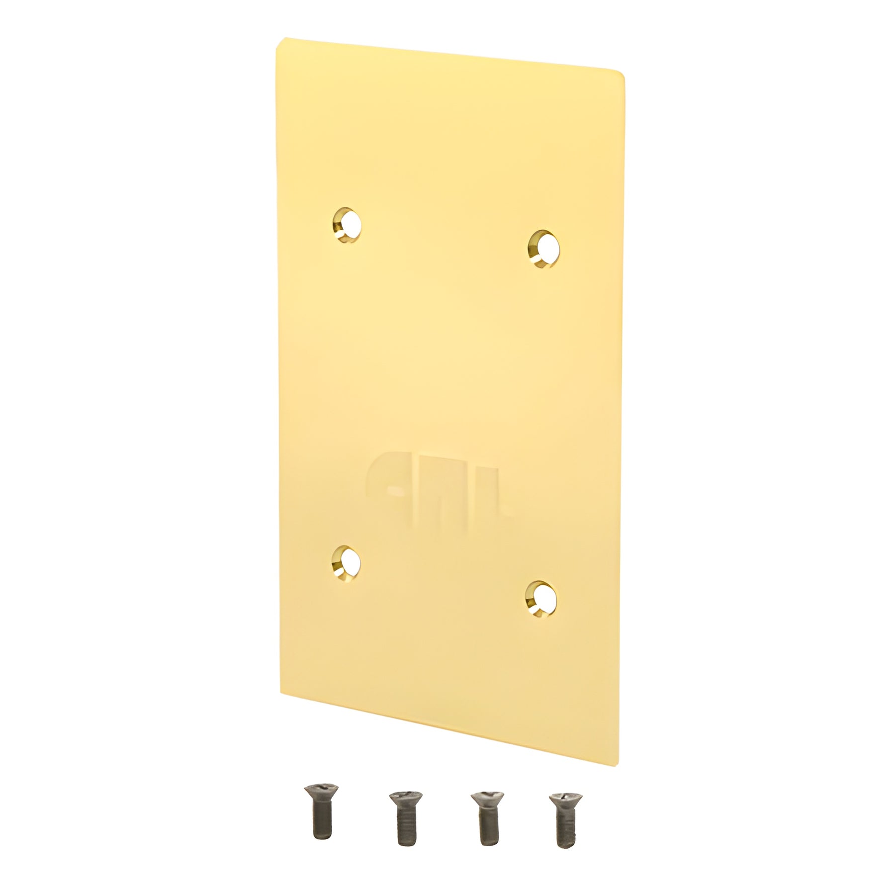 CRL Polished Brass End Cap for 9BL56 Series Standard Square Base Shoe