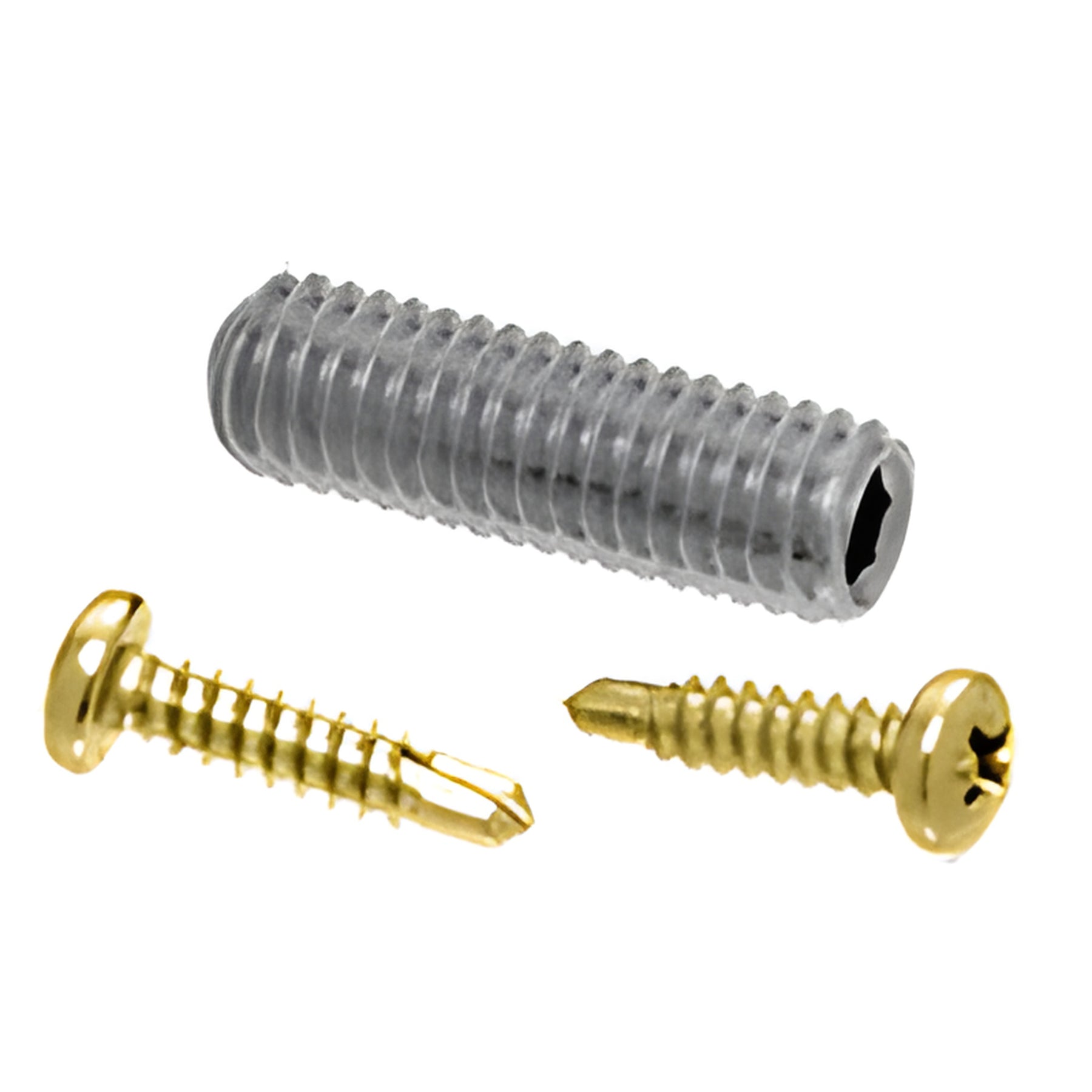 CRL Polished Brass Replacement Screw Pack for Concealed Mount Hand Rail Bracket