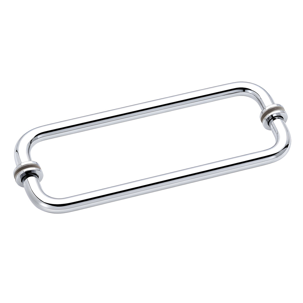 CRL Polished Chrome 12" BM Series Back-to-Back Tubular Towel Bars With Metal Washers