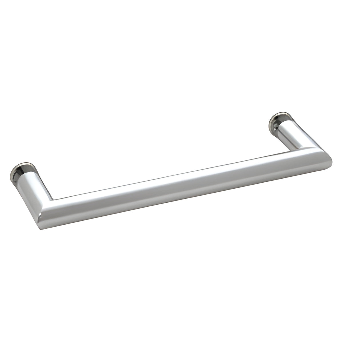 CRL Polished Chrome 18" MT Series Round Tubing Mitered Corner Single-Sided Towel Bar