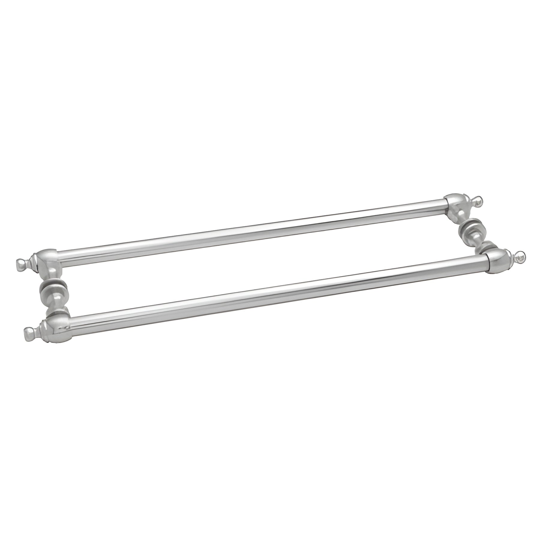 CRL Polished Chrome Colonial Style 18" Back-to-Back Towel Bars