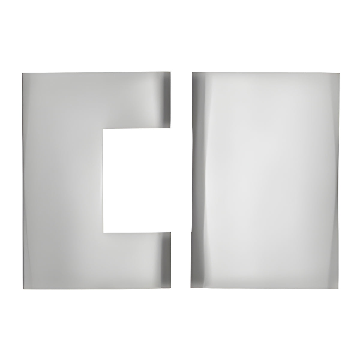 CRL Polished Chrome Cover Plate Only for MEL1800RB Melbourne Hinge