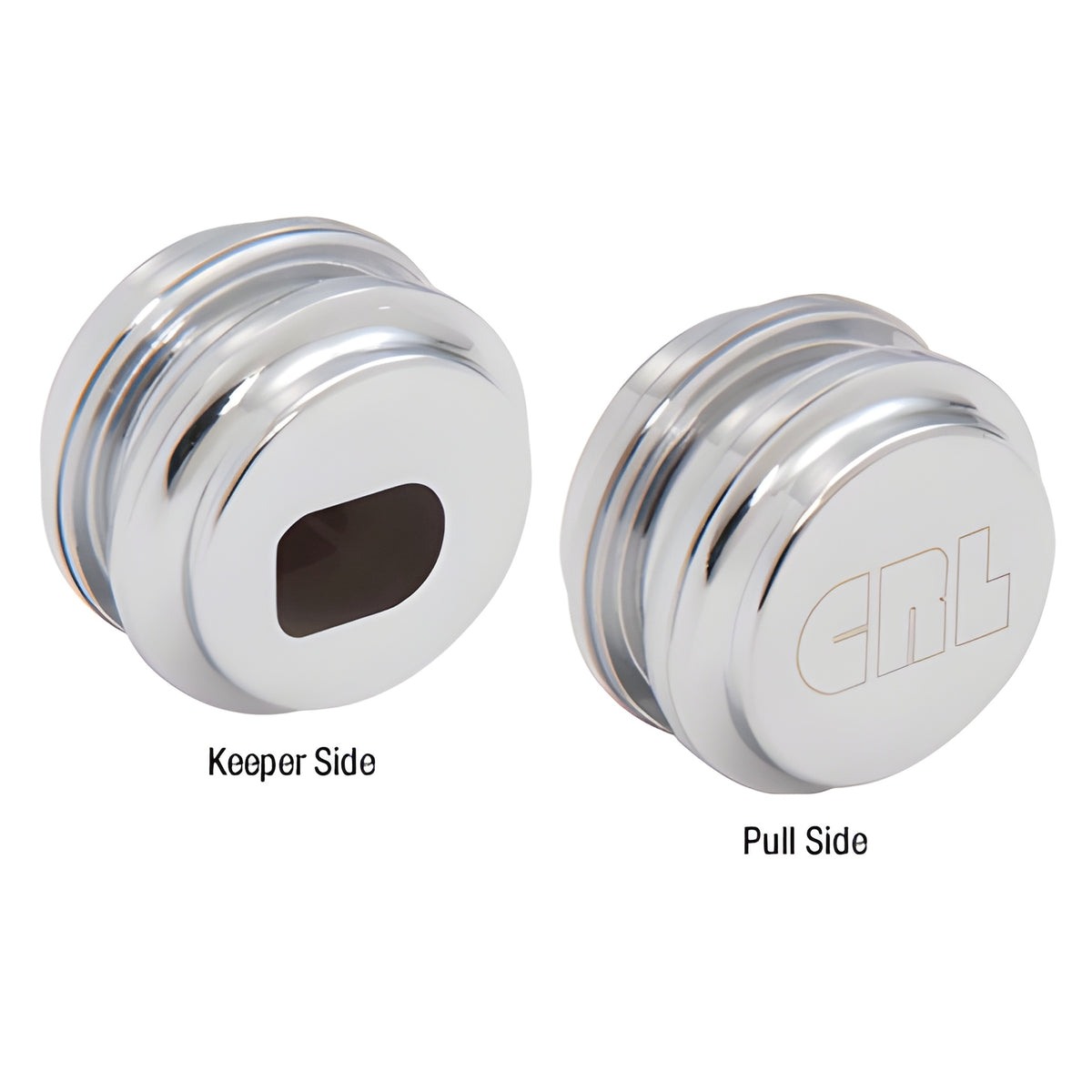 CRL Polished Chrome Glass Door Lock Keeper