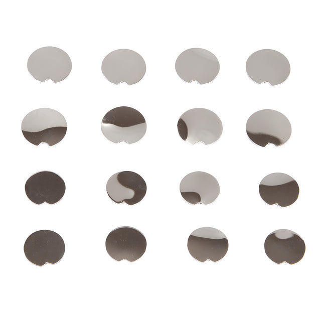 CRL Polished Chrome Trento Hinge Replacement Screw Covers Kit