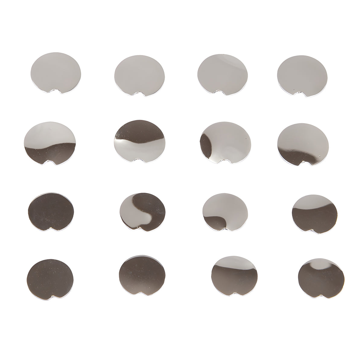 CRL Polished Chrome Trento Hinge Replacement Screw Covers Kit