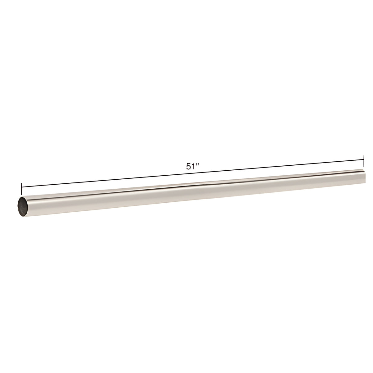 CRL Polished Nickel 51" Support Bar Only
