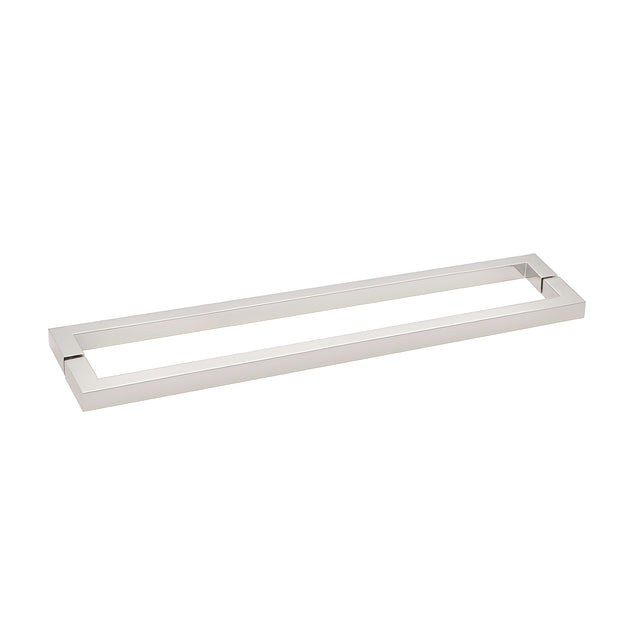 CRL Polished Nickel "SQ" Style 18" Back-to-Back Towel Bar