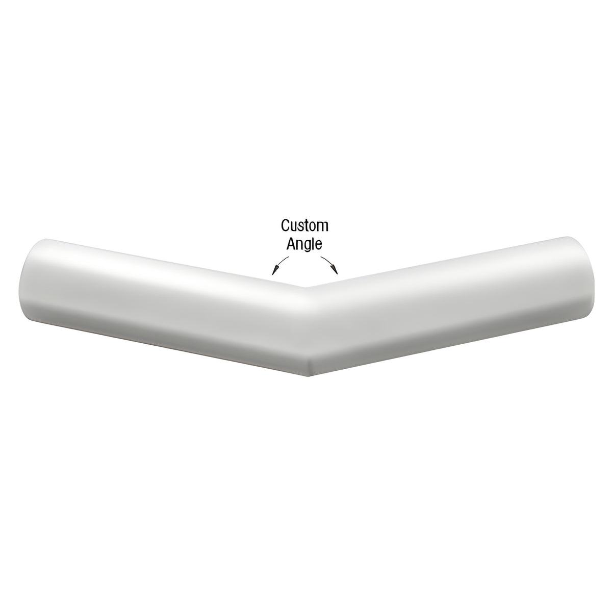 CRL Polished Stainless 1-1/4" Custom Schedule 40 Fabricated Corner