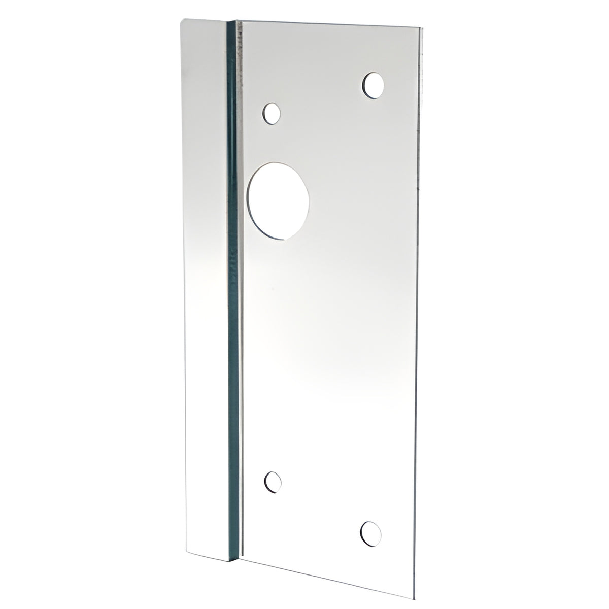 CRL Polished Stainless 4" x 10" Right Hand Center Lock Latch Guard