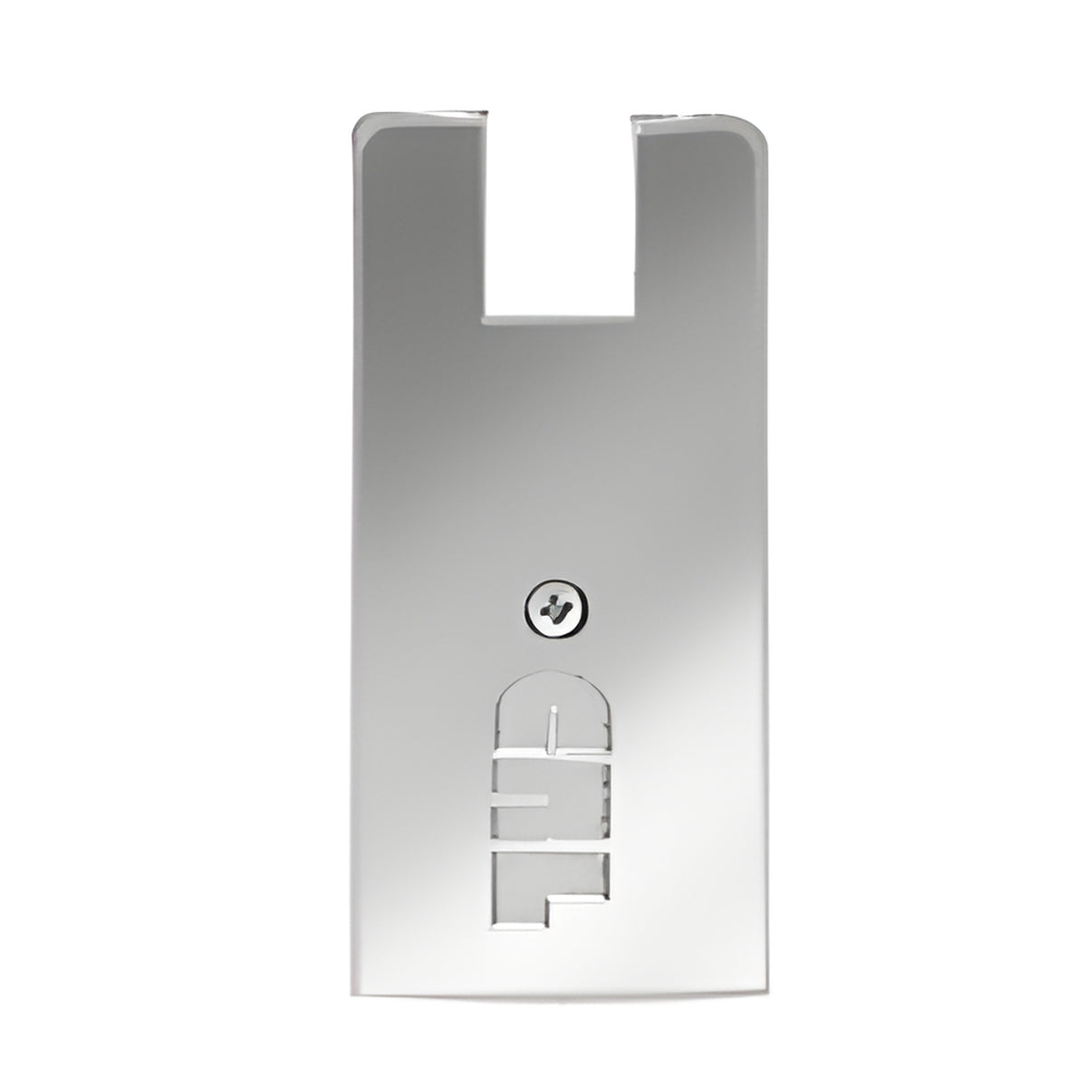 CRL Polished Stainless End Cap for 4" Square Wedge-Lock® Door Rail