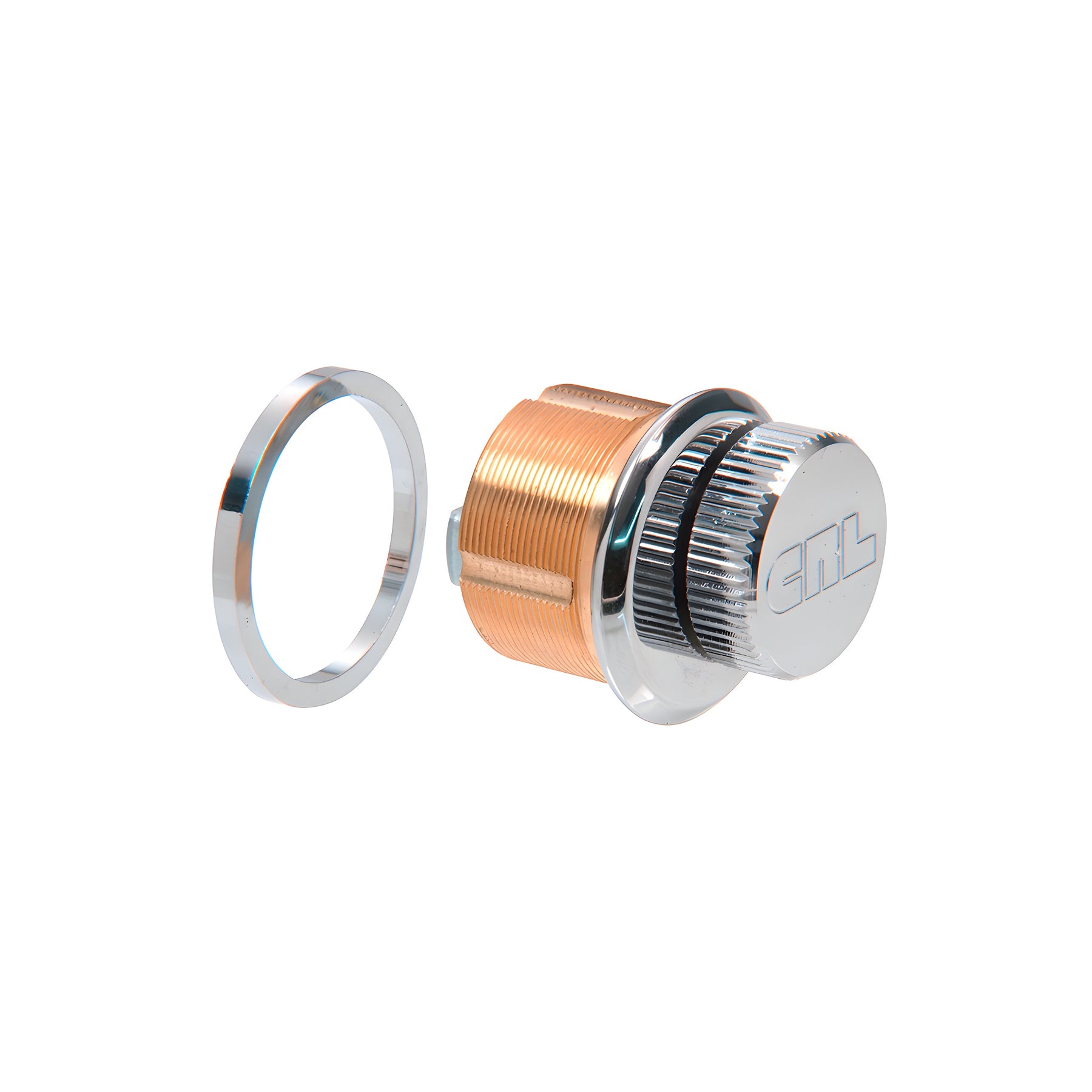 CRL Polished Stainless Mortised Low Profile Thumbturn