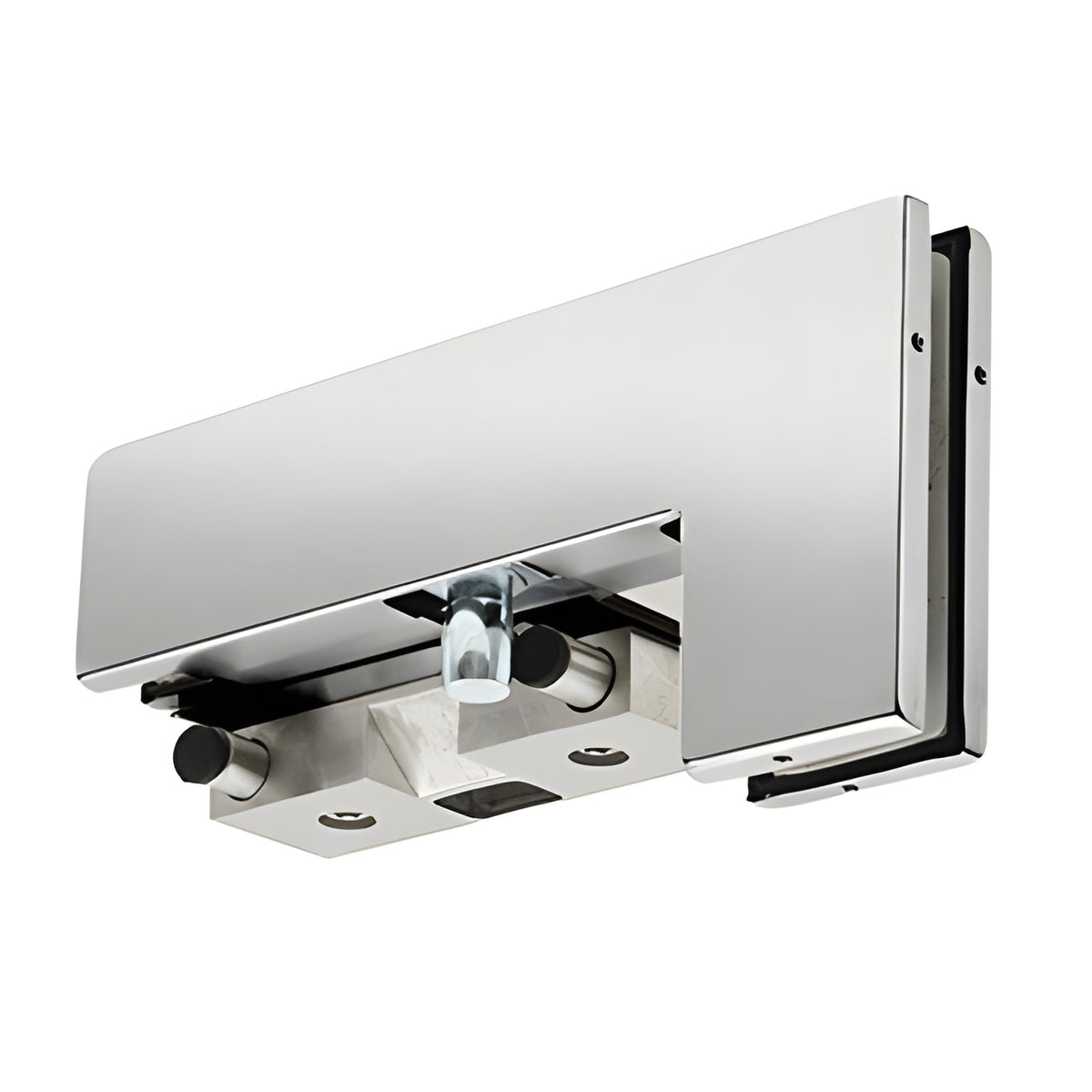 CRL Polished Stainless RH Sidelite Mount Transom Patch Fitting With PK/ESK Stop/Strike
