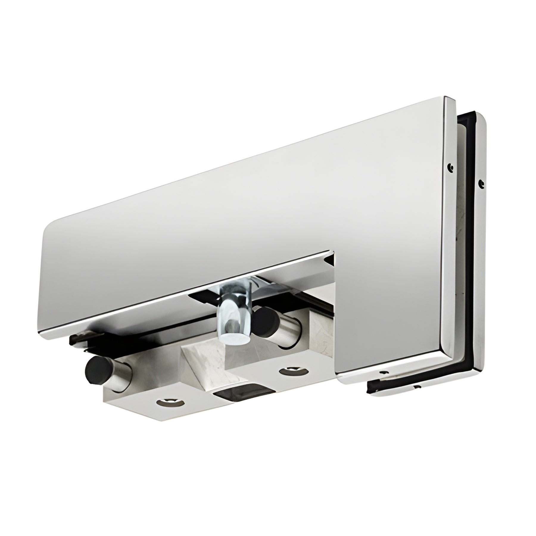 CRL Polished Stainless RH Sidelite Mount Transom Patch Fitting With PK/ESK Stop/Strike