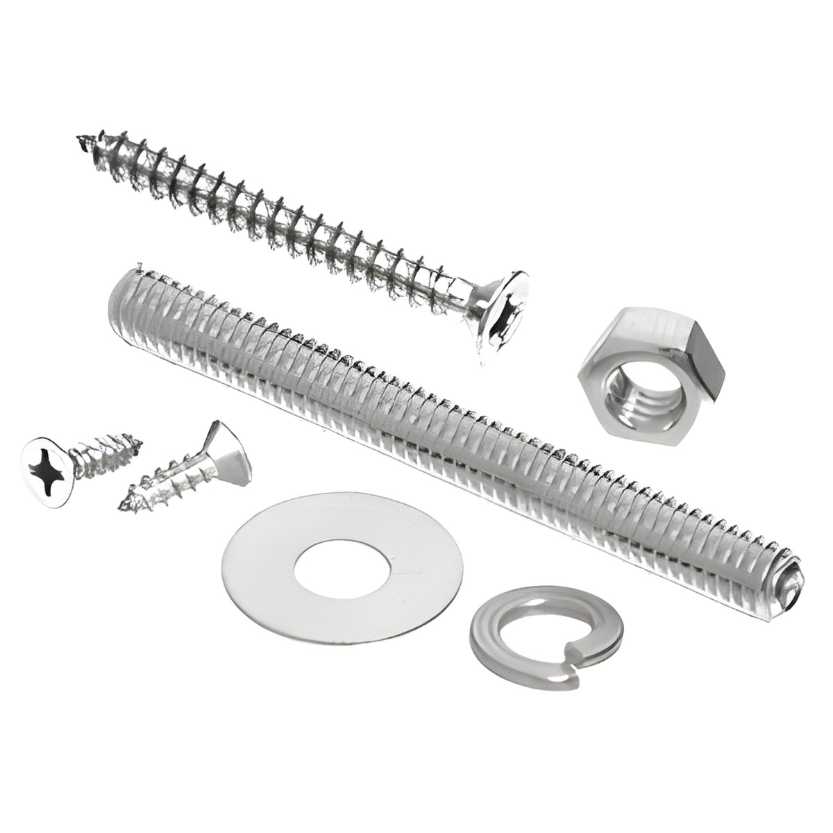 CRL Polished Stainless Replacement Screw Packs for Bar Mount Foot Railing Brackets