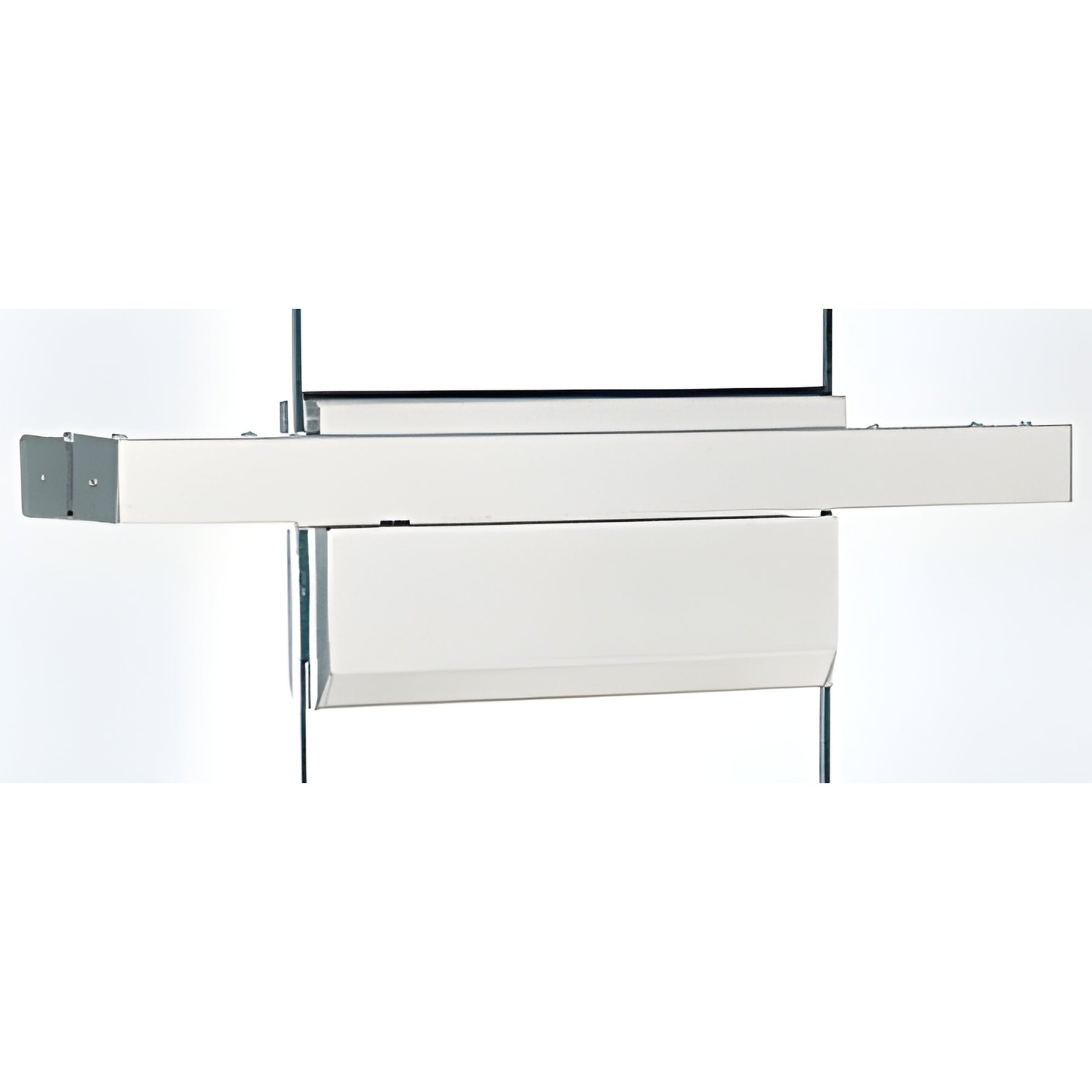 CRL Polished Stainless Single Floating Header for Overhead Concealed Door Closers for 36" Wide Opening