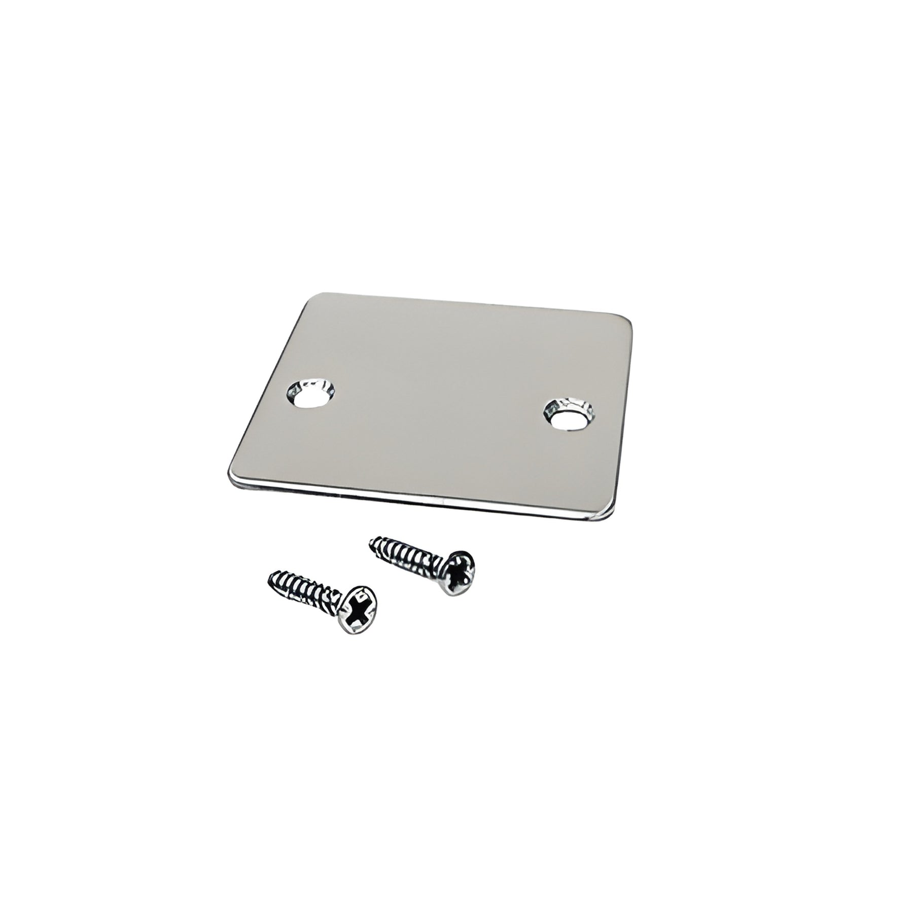 CRL Polished Stainless Steel End Cap with Screws