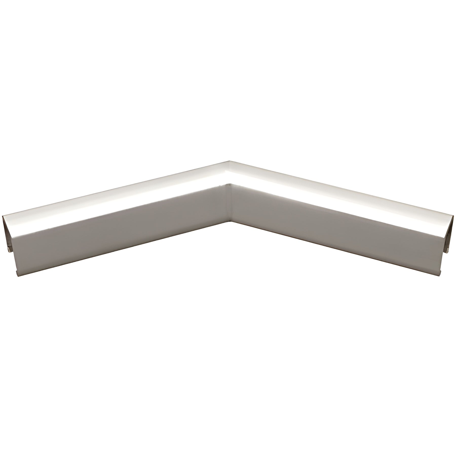 CRL Polished Stainless U-Channel 135 Degree Horizontal Corner for 1/2" Glass Cap Railing