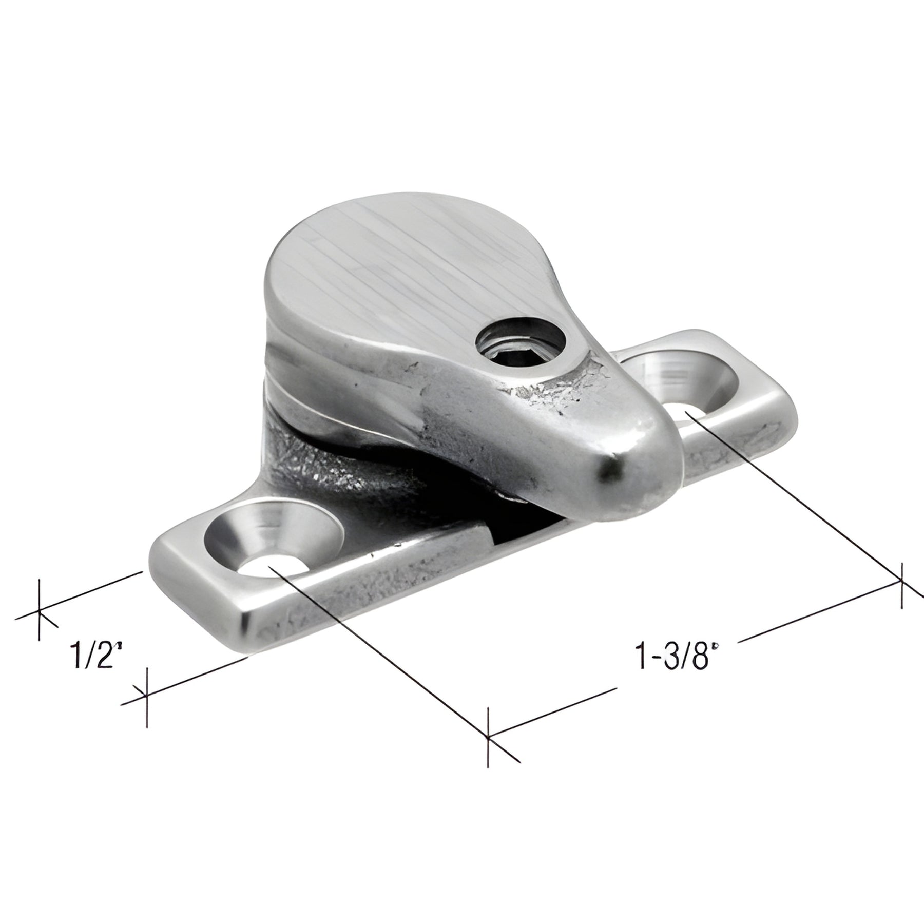 CRL Project-In Casement Window Security Lock 1-3/8" Screw Holes