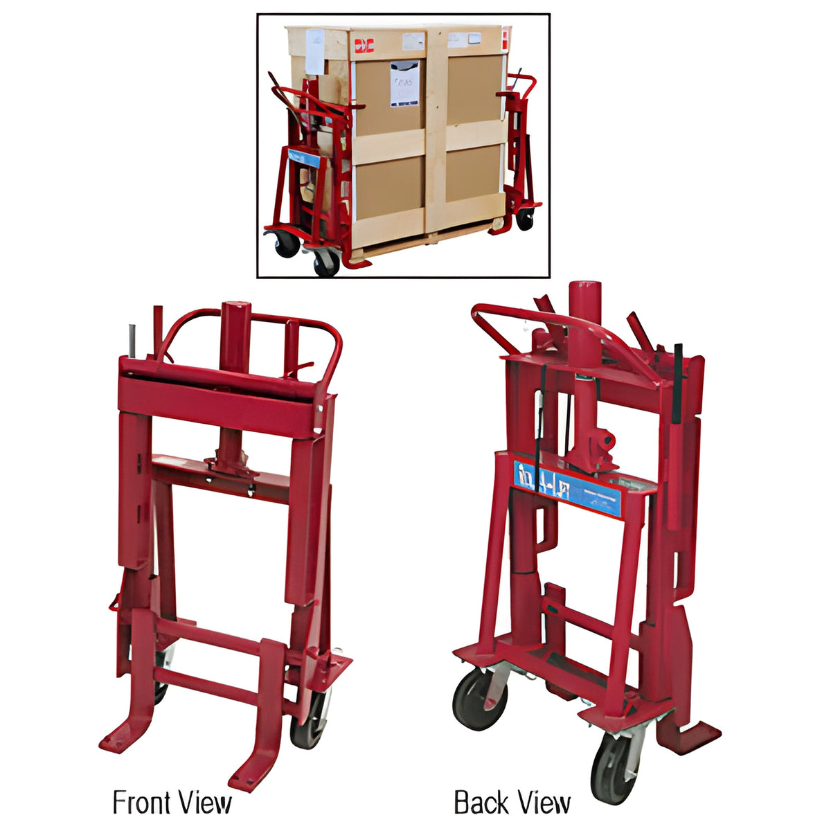 CRL Rol-A-Lift Hydraulic Glass Crate Truck
