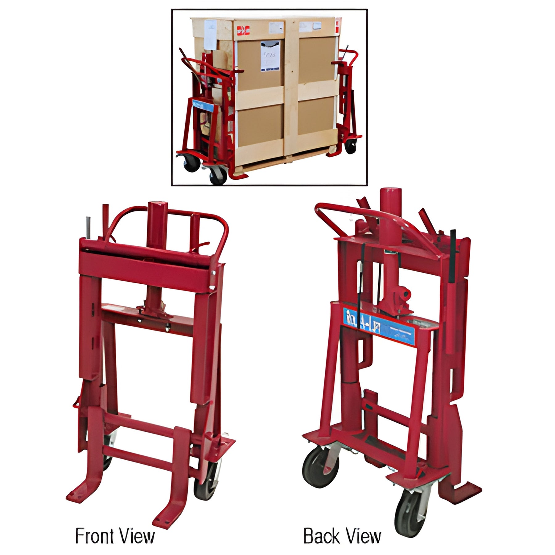 CRL Rol-A-Lift Hydraulic Glass Crate Truck