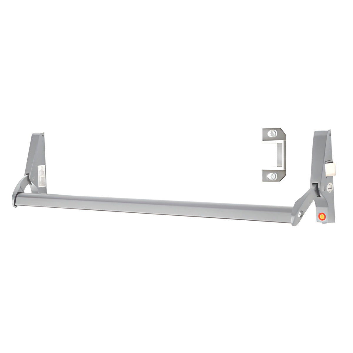 CRL Satin Aluminum 48" Jackson® 10 Series Right Hand Reverse Bevel Crossbar Rim Panic Exit Device