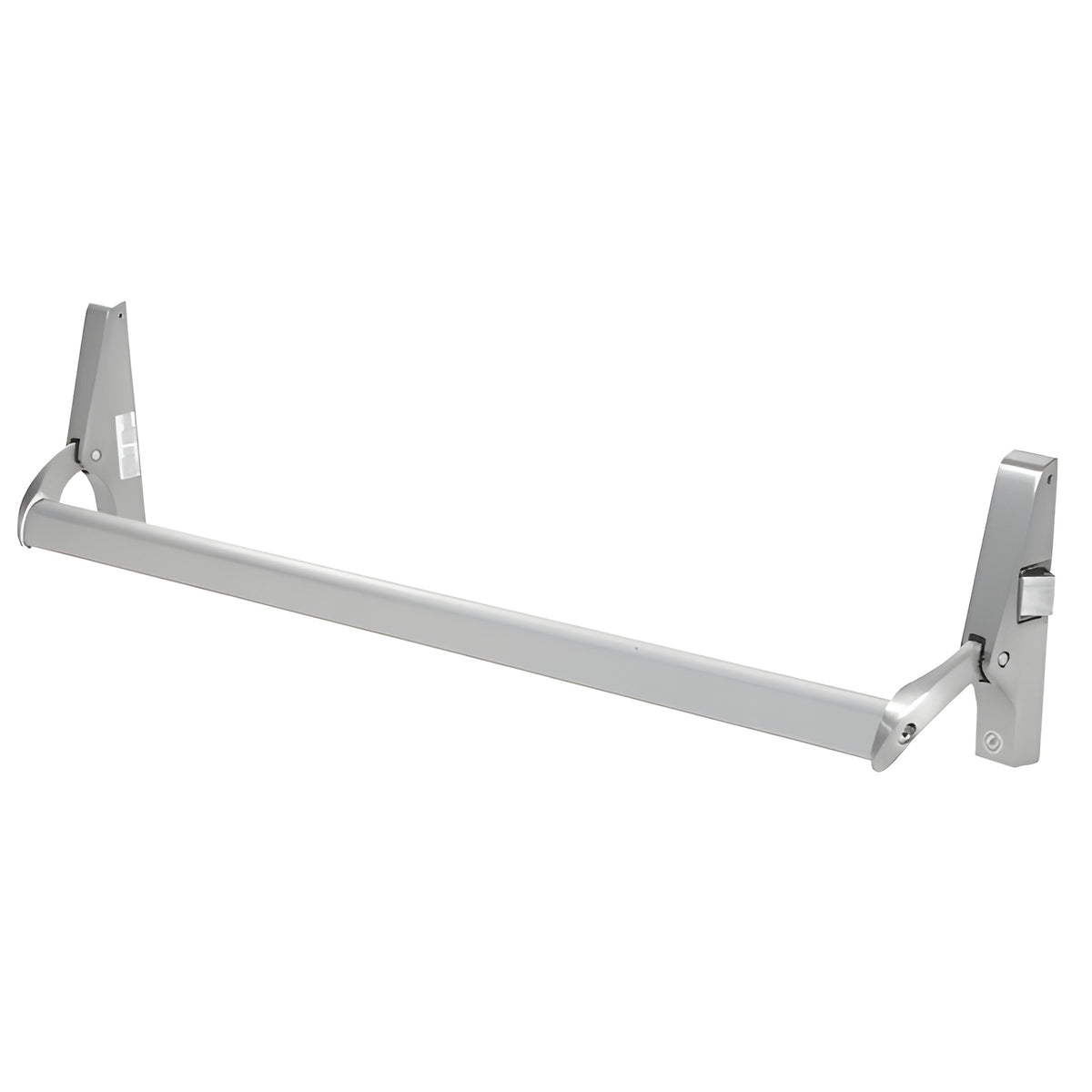 CRL Satin Aluminum Cross Bar Panic Exit Device - Right Hand Reverse Bevel Rim