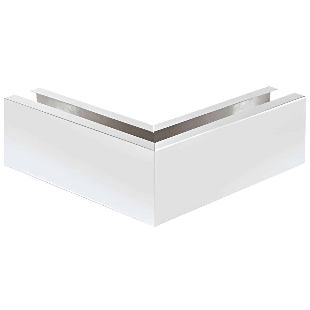 CRL Satin Anodized 12" 90º Mitered Corner Cladding for B5L Series Low Profile Base Shoe