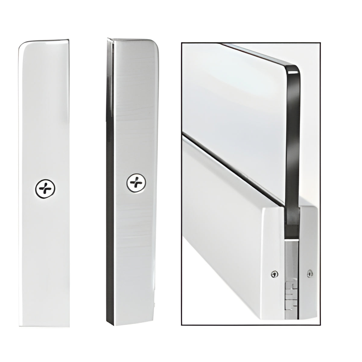 CRL Satin Anodized 4" Split Square End Cap