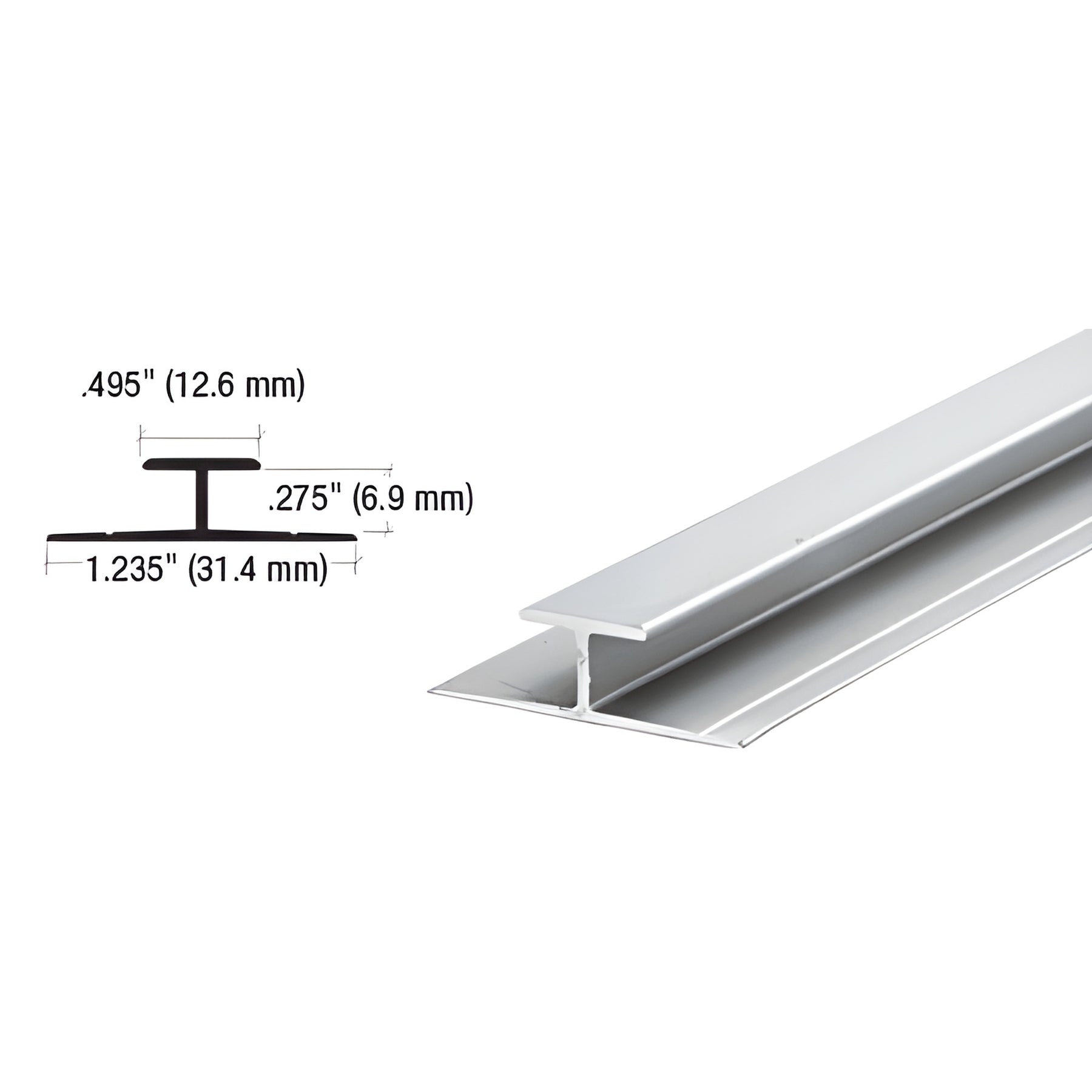 CRL Satin Anodized Aluminum Divider Bar