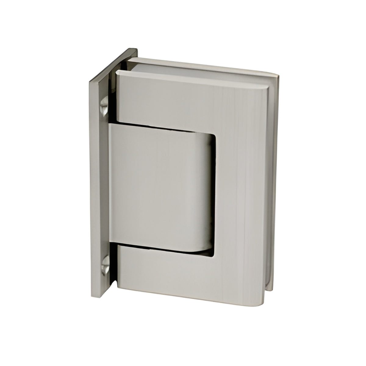 CRL Satin Anodized Biloba Full Back Plate Wall-to-Glass Hinge - HO