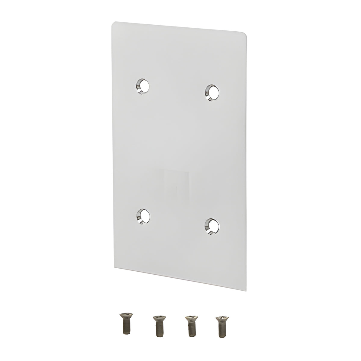 CRL Satin Anodized End Cap for 8B Series Standard Square Base Shoe